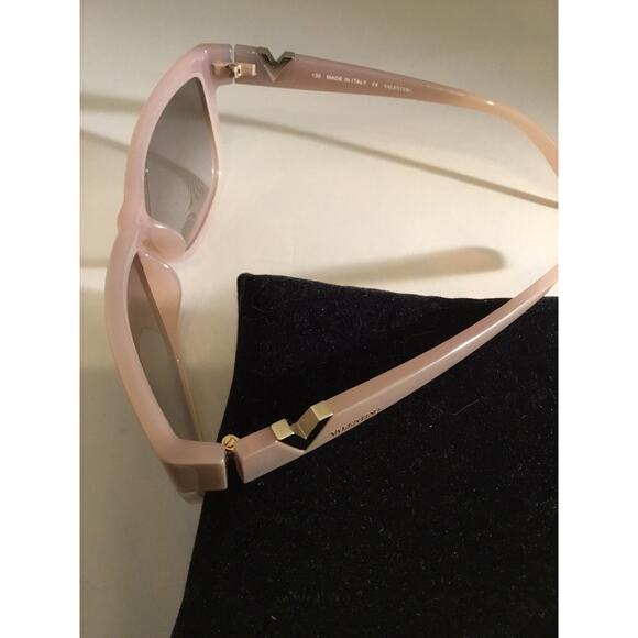 VALENTINO V614S 669 Brown/Taupe ￼Sunglasses w/Gray Gradient Lenses ￼ - Picture 4 of 7